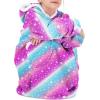 imageAmerican Trends Wearable Blanket Hoodie Oversized Sherpa Warm Hoodie Blanket Thick Sweatshirt Gift for Women Men GirlsStars