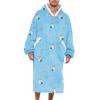 imageAmerican Trends Wearable Blanket Hoodie Oversized Sherpa Warm Hoodie Blanket Thick Sweatshirt Gift for Women Men GirlsSushi