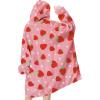 imageAmerican Trends Wearable Blanket Hoodie Oversized Sherpa Warm Hoodie Blanket Thick Sweatshirt Gift for Women Men GirlsSweet Strawberry