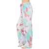 imageAmerican Trends Womens Plush Pajama Pants Soft Fuzzy Pajama Bottoms for Women Cozy Pj Fleece Lounge PantsB Orange Tie Dye