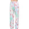 imageAmerican Trends Womens Plush Pajama Pants Soft Fuzzy Pajama Bottoms for Women Cozy Pj Fleece Lounge PantsB Orange Tie Dye