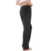imageAmerican Trends Womens Plush Pajama Pants Soft Fuzzy Pajama Bottoms for Women Cozy Pj Fleece Lounge PantsC Black