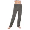 imageAmerican Trends Womens Plush Pajama Pants Soft Fuzzy Pajama Bottoms for Women Cozy Pj Fleece Lounge PantsC Dark Grey