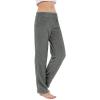imageAmerican Trends Womens Plush Pajama Pants Soft Fuzzy Pajama Bottoms for Women Cozy Pj Fleece Lounge PantsC Dark Grey