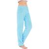 imageAmerican Trends Womens Plush Pajama Pants Soft Fuzzy Pajama Bottoms for Women Cozy Pj Fleece Lounge PantsC Light Blue