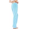 imageAmerican Trends Womens Plush Pajama Pants Soft Fuzzy Pajama Bottoms for Women Cozy Pj Fleece Lounge PantsC Light Blue