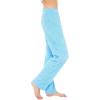 imageAmerican Trends Womens Plush Pajama Pants Soft Fuzzy Pajama Bottoms for Women Cozy Pj Fleece Lounge PantsC Light Blue