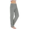 imageAmerican Trends Womens Plush Pajama Pants Soft Fuzzy Pajama Bottoms for Women Cozy Pj Fleece Lounge PantsC Light Grey