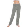 imageAmerican Trends Womens Plush Pajama Pants Soft Fuzzy Pajama Bottoms for Women Cozy Pj Fleece Lounge PantsC Light Grey
