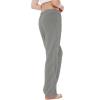 imageAmerican Trends Womens Plush Pajama Pants Soft Fuzzy Pajama Bottoms for Women Cozy Pj Fleece Lounge PantsC Light Grey