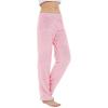 imageAmerican Trends Womens Plush Pajama Pants Soft Fuzzy Pajama Bottoms for Women Cozy Pj Fleece Lounge PantsC Pink