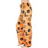 imageAmerican Trends Womens Plush Pajama Pants Soft Fuzzy Pajama Bottoms for Women Cozy Pj Fleece Lounge PantsOrange Pumpkin