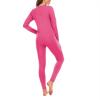 imageAmerican Trends Womens Thermal Underwear Set Long Johns Base Layer Fleece Lined Top and Bottom Thermals Sets LoungewearHot Pink