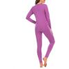 imageAmerican Trends Womens Thermal Underwear Set Long Johns Base Layer Fleece Lined Top and Bottom Thermals Sets LoungewearPurple