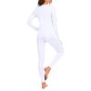 imageAmerican Trends Womens Thermal Underwear Set Long Johns Base Layer Fleece Lined Top and Bottom Thermals Sets LoungewearWhite