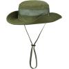 imageKids Sun Hat Fishing Hats for Boys Girls UPF 50 Wide Brim Bucket Hats for Kids Hiking Safari HatArmy Green