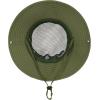 imageKids Sun Hat Fishing Hats for Boys Girls UPF 50 Wide Brim Bucket Hats for Kids Hiking Safari HatArmy Green