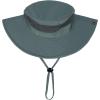 imageKids Sun Hat Fishing Hats for Boys Girls UPF 50 Wide Brim Bucket Hats for Kids Hiking Safari HatDark Grey  Light Beige