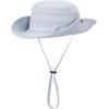 imageKids Sun Hat Fishing Hats for Boys Girls UPF 50 Wide Brim Bucket Hats for Kids Hiking Safari HatLight Grey