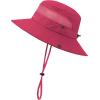 imageKids Sun Hat Fishing Hats for Boys Girls UPF 50 Wide Brim Bucket Hats for Kids Hiking Safari HatRose