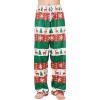 imageAmerican Trends Womens Plush Pajama Pants Soft Fuzzy Pajama Bottoms for Women Cozy Pj Fleece Lounge PantsB Christmas Tree