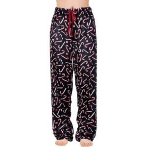 imageAmerican Trends Womens Plush Pajama Pants Soft Fuzzy Pajama Bottoms for Women Cozy Pj Fleece Lounge PantsB Candy Bar