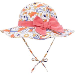 imageBaby Sun Hat Toddler Summer Baby Hats Kids Beach Hat UPF 50 Wide Brim Bucket Hat for Boys GirlYellowflowers