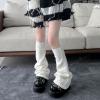 imageAmerican Trends Leg Warmers Y2k Kawaii Black White Cute Leg Warmers Y2k Goth accessories for Women Girls 80s Party SportsA Pure White