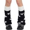 imageAmerican Trends Leg Warmers Y2k Kawaii Black White Cute Leg Warmers Y2k Goth accessories for Women Girls 80s Party SportsBlack Star