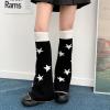 imageAmerican Trends Leg Warmers Y2k Kawaii Black White Cute Leg Warmers Y2k Goth accessories for Women Girls 80s Party SportsBlack Star