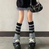 imageAmerican Trends Leg Warmers Y2k Kawaii Black White Cute Leg Warmers Y2k Goth accessories for Women Girls 80s Party SportsGrey Star