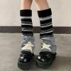 imageAmerican Trends Leg Warmers Y2k Kawaii Black White Cute Leg Warmers Y2k Goth accessories for Women Girls 80s Party SportsGrey Star