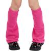 imageAmerican Trends Leg Warmers Y2k Kawaii Black White Cute Leg Warmers Y2k Goth accessories for Women Girls 80s Party SportsHot Pink