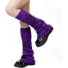 imageAmerican Trends Leg Warmers Y2k Kawaii Black White Cute Leg Warmers Y2k Goth accessories for Women Girls 80s Party SportsPurple Spider