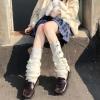 imageAmerican Trends Leg Warmers Y2k Kawaii Black White Cute Leg Warmers Y2k Goth accessories for Women Girls 80s Party SportsSolid White
