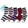 imageAmerican Trends Womens Fuzzy Socks Winter Warm Fluffy Socks Athletic Outdoor Sports Socks5 Pack Blackstriped