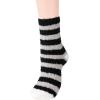 imageAmerican Trends Womens Fuzzy Socks Winter Warm Fluffy Socks Athletic Outdoor Sports Socks5 Pack Blackstriped