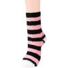 imageAmerican Trends Womens Fuzzy Socks Winter Warm Fluffy Socks Athletic Outdoor Sports Socks5 Pack Blackstriped