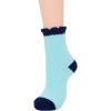 imageAmerican Trends Womens Fuzzy Socks Winter Warm Fluffy Socks Athletic Outdoor Sports Socks5 Pack Blue Srtiped
