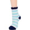 imageAmerican Trends Womens Fuzzy Socks Winter Warm Fluffy Socks Athletic Outdoor Sports Socks5 Pack Blue Srtiped