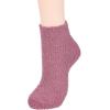 imageAmerican Trends Womens Fuzzy Socks Winter Warm Fluffy Socks Athletic Outdoor Sports Socks5 Pack Candystriped