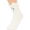imageAmerican Trends Womens Fuzzy Socks Winter Warm Fluffy Socks Athletic Outdoor Sports Socks5 Pack Cute Face