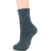 imageAmerican Trends Womens Fuzzy Socks Winter Warm Fluffy Socks Athletic Outdoor Sports Socks5 Pack Dark Blue Series With Grips