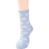 imageAmerican Trends Womens Fuzzy Socks Winter Warm Fluffy Socks Athletic Outdoor Sports Socks5 Pack Light Blue