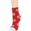 imageAmerican Trends Womens Fuzzy Socks Winter Warm Fluffy Socks Athletic Outdoor Sports Socks5 Pack Red