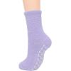 imageAmerican Trends Womens Fuzzy Socks Winter Warm Fluffy Socks Athletic Outdoor Sports Socks5 Pack Solid Rainbow With Grips