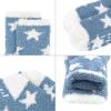imageAmerican Trends Womens Fuzzy Socks Winter Warm Fluffy Socks Athletic Outdoor Sports Socks5 Pack Stars With Grips