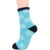imageAmerican Trends Womens Fuzzy Socks Winter Warm Fluffy Socks Athletic Outdoor Sports SocksBlueblack 5 Pack