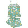 imageAmerican Trends Cute Pajamas for Women Strawberry Print Cami Top and Shorts Pj Set Two Piece Pajama Set Sleepwear Sleep SetCat