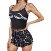 imageAmerican Trends Cute Pajamas for Women Strawberry Print Cami Top and Shorts Pj Set Two Piece Pajama Set Sleepwear Sleep SetSkeleton